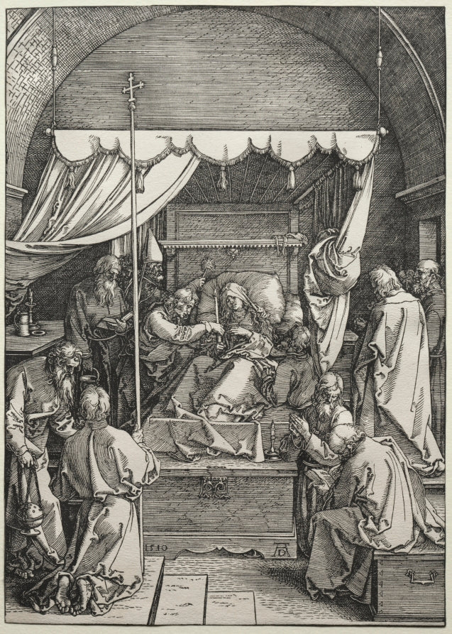 The Death of the Virgin by Albrecht Dürer (German, 1471–1528) - Classic Painting canvas print