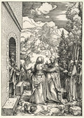 The Visitation by Albrecht Dürer (German, 1471–1528) - Classic Painting canvas print