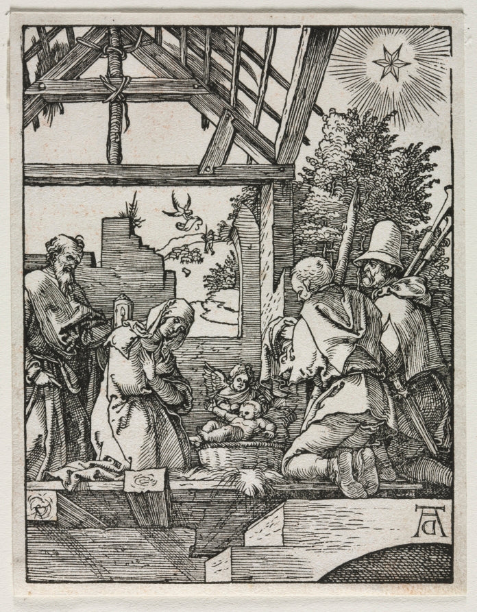 The Small Passion  The Nativity by Albrecht Dürer (German, 1471–1528) - Classic Painting canvas print