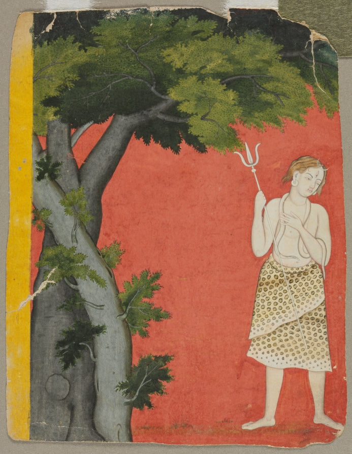 Shiva under trees by  - Classic Art canvas print