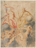 Holy Trinity by Theodor van Thulden (Flemish, 1606–1669) - Classic Painting canvas print