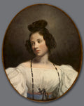 Mlle. Alexandrine-Julie de la Boutraye by Eugène Delacroix (French, 1798–1863) - Romantic canvas print