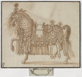 Parade Horse by Anonymous - Classic Painting canvas print