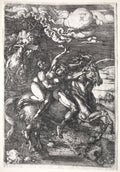 The Abduction on a Unicorn by Albrecht Dürer (German, 1471–1528) - Classic Painting canvas print