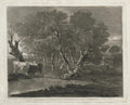 Wooded Landscape with Cows beside a Pool, Figures and Cottage by Thomas Gainsborough (British, 1727–1788) - Classic Painting canvas print