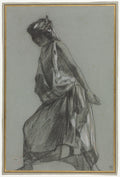 Arab Woman by Eugène Fromentin (French, 1820–1876) - Classic Painting canvas print