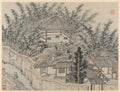 Bamboo Pavilion, Tiger Hill, from Twelve Views of Tiger Hill, Suzhou by Shen Zhou (Chinese, 1427–1509) - Classic Art canvas print