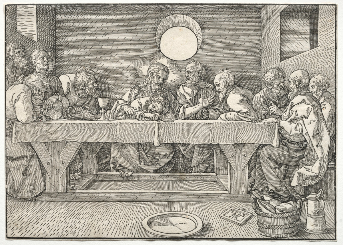 The Last Supper by Albrecht Dürer (German, 1471–1528) - Classic Painting canvas print