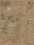 Head of a Young Man by Filippino Lippi (Italian, c. 1457–1504) - Classic Painting canvas print