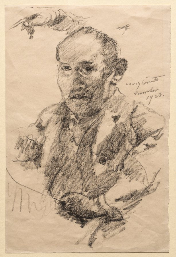 Self-Portrait by Lovis Corinth (German, 1858–1925) - Classic Painting canvas print