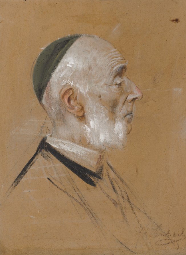 Karl Eduard von Liphart by Franz von Lenbach (German, 1836–1904) - Classic Painting canvas print