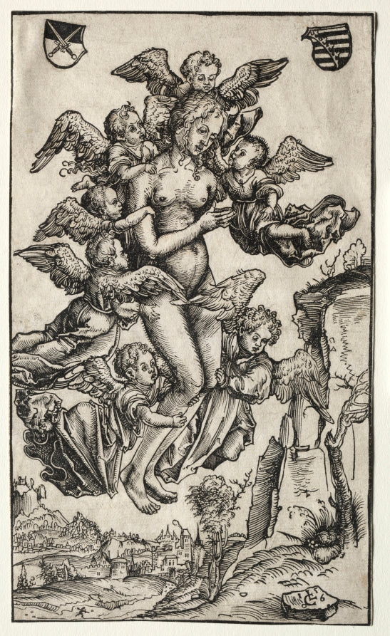 The Ecstasy of St. Mary Magdalene by Lucas Cranach (German, 1472–1553) - Classic Painting canvas print