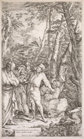 Diogenes and His Cup by Salvator Rosa (Italian, 1615–1673) - Classic Painting canvas print