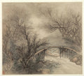Album of Landscapes Leaf 1 by Wang Gai (Chinese, active c. 1677–1705) - Classic Art canvas print