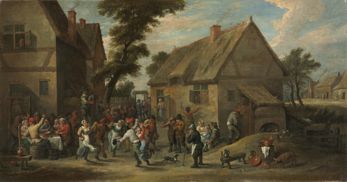Village Festival by David Teniers (Flemish, 1610–1690) - Classic Art canvas print