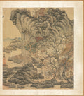 Paintings after Ancient MastersTravelers in an Autumn Landscape by Chen Hongshou (Chinese, 1598/99–1652) - Classic Art canvas print