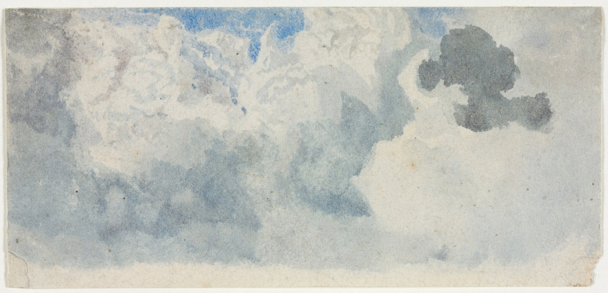 Cloud Study by Anonymous - Classic Painting canvas print