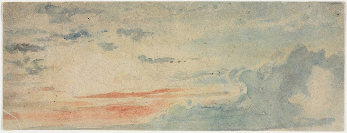 Cloud Study by Anonymous - Classic Painting canvas print