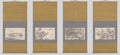 Four Motifs from the Eight Views of Xiao-Xiang by Tani Bunchō (Japanese, 1763–1841) - Classic Art canvas print