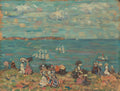 St. Malo by Maurice Prendergast (American, born Newfoundland [now Canada], 1858–1924) - Classic Art canvas print