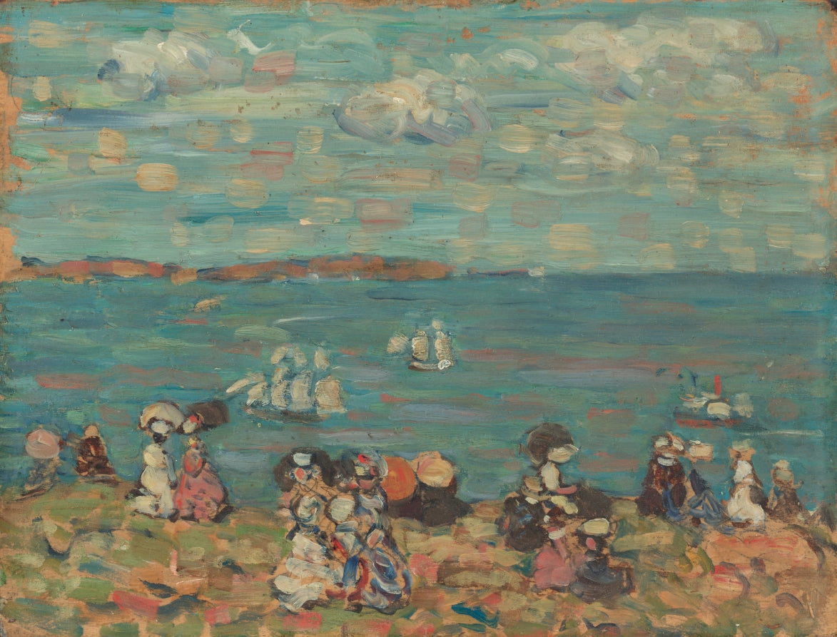 St. Malo by Maurice Prendergast (American, born Newfoundland [now Canada], 1858–1924) - Classic Art canvas print