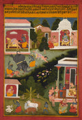 Krishna asks for sweets, from a Sursagar of Surdas Indian, c. 14801580 by  - Classic Art canvas print