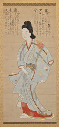 Figure of a Woman by Hakuin Ekaku (Japanese, 1685–1768) - Classic Art canvas print