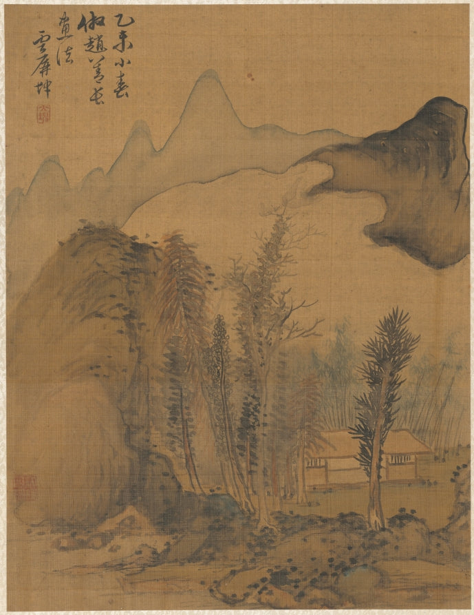 Landscape in the Style of Chao Yuan by Zhai Dakun (Chinese, d. 1804) - Classic Art canvas print