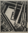 Illustration Typhoon by Edward Alexander Wadsworth (British, 1889–1949) - Classic Painting canvas print