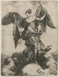 Gloria by Domenico del Barbiere (Italian, c. 1506–c. 1571) - Classic Painting canvas print