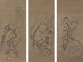 Hotei with Daoist Immortals by Kyūseki Tomonobu (Japanese, 1653–1721) - Classic Art canvas print