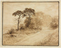 Landscape with Winding Road by Thomas Doughty (American, 1793–1856) - Classic Painting canvas print