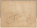 Studies of a Male Nude verso by John Singer Sargent (American, born Italy, 1856–1925) - Classic Painting canvas print