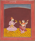 Kausa Ragaputra of Malkos, from a Ragamala by  - Classic Art canvas print