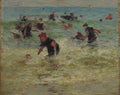 Beach Study verso by Edward H. Potthast (American, 1857–1927) - Classic Art canvas print
