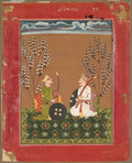Surmananda Ragaputra of Hindol, from a Ragamala by  - Classic Art canvas print