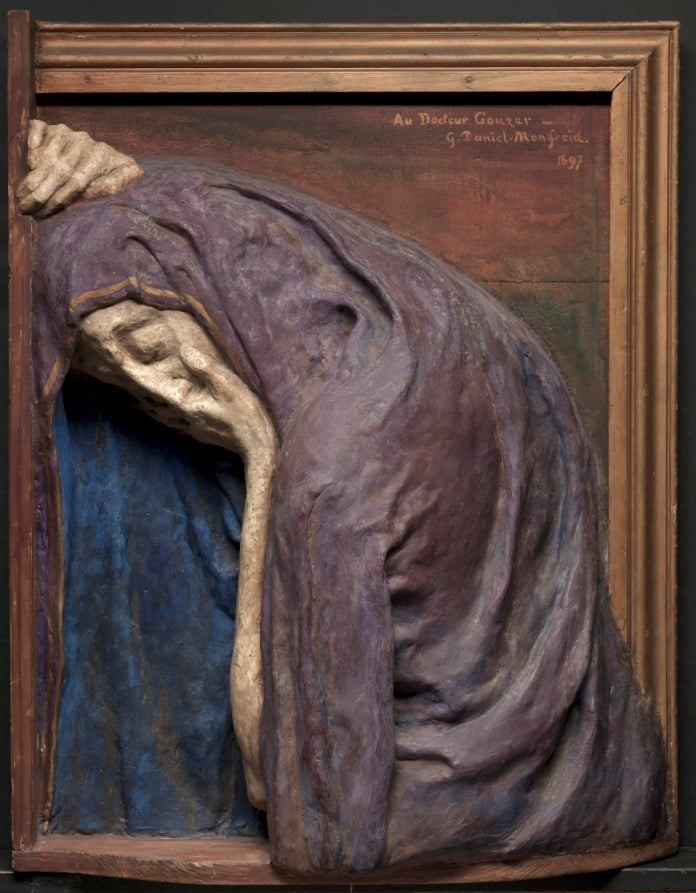 Mater Dolorosa The Virgin Mary Mourning by Georges-Daniel de Monfreid (French, 1856–1929) - Classic Art canvas print