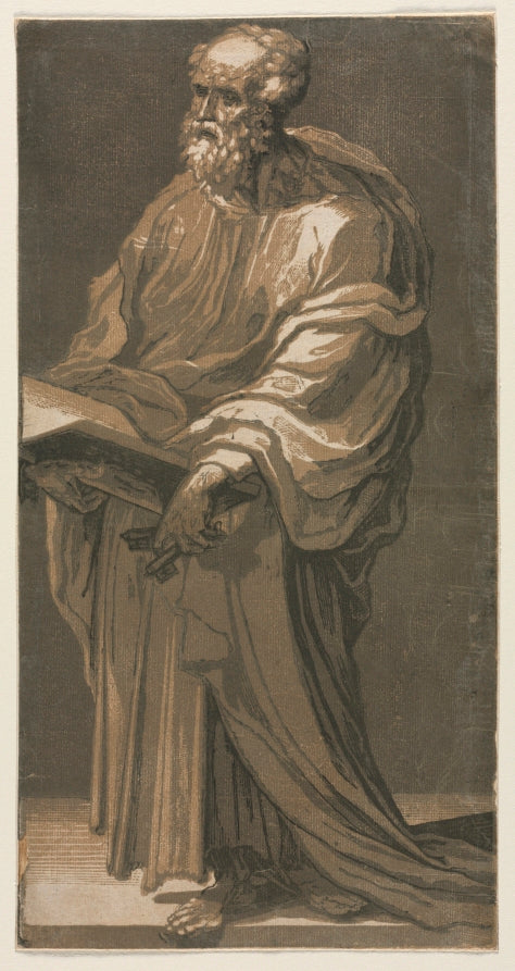 Saint Peter by Domenico Beccafumi (Italian, 1486–1551) - Classic Painting canvas print
