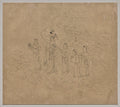 Album of Daoist and Buddhist Themes Procession of Daoist Deities Leaf 10 by  - Classic Art canvas print