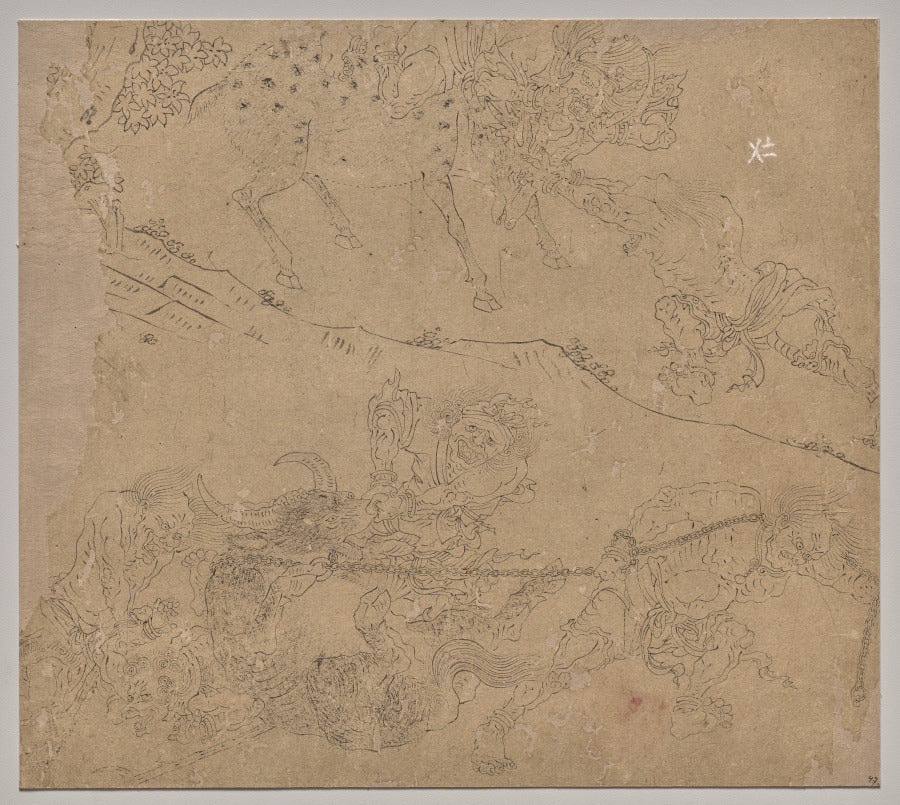 Album of Daoist and Buddhist Themes Search the Mountain Leaf 47 by  - Classic Art canvas print