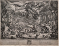 The Temptation of Saint Anthony second version by Jacques Callot (French, 1592–1635) - Classic Painting canvas print