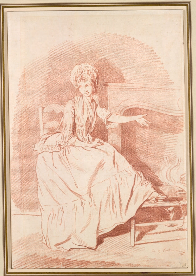 L'Invite by Louis Rolland Trinquesse (French, c. 1746–c. 1800) - Classic Painting canvas print