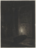 A Funeral by Jean-Paul Laurens (French, 1838–1921) - Classic Painting canvas print