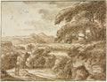 Landscape by Franz Kobell (German, 1749–1822) - Classic Painting canvas print