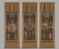 Shakyamuni Triad Buddha Attended by Manjushri and Samantabhadra by  - Classic Art canvas print