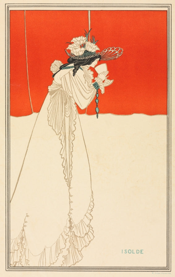 Isolde by Aubrey Beardsley (British, 1872–1898) - Classic Painting canvas print