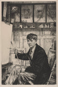 Charles Cundall by Francis Dodd (British, 1874–1949) - Classic Painting canvas print