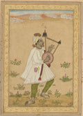 An African Lyre Player recto by  - Classic Art canvas print