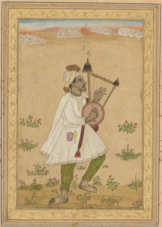An African Lyre Player recto by  - Classic Art canvas print