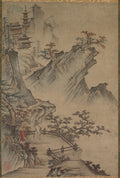 Chinese Literatus Viewing a Valley by  - Classic Art canvas print
